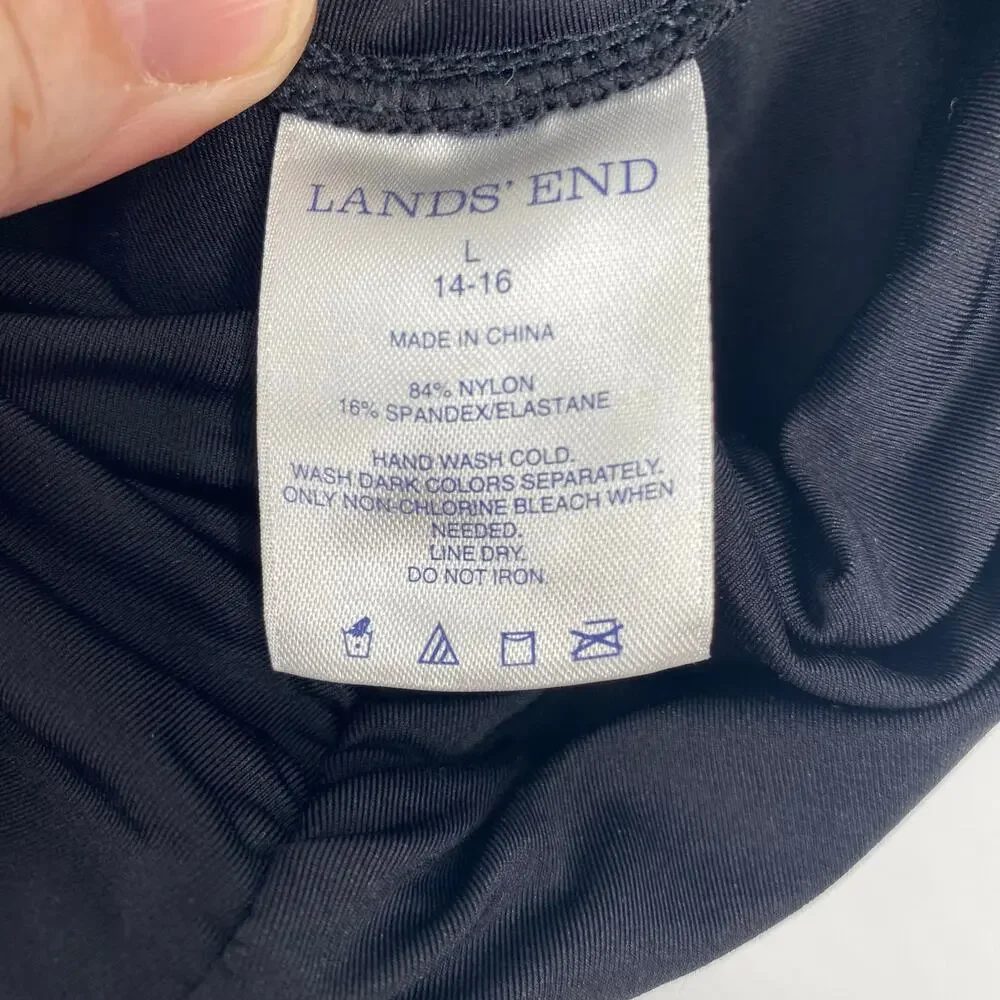 Lands’ End Cover Up Skirt/Dress Women’s 14/16‎ Modest Vacation Beach Resortwear